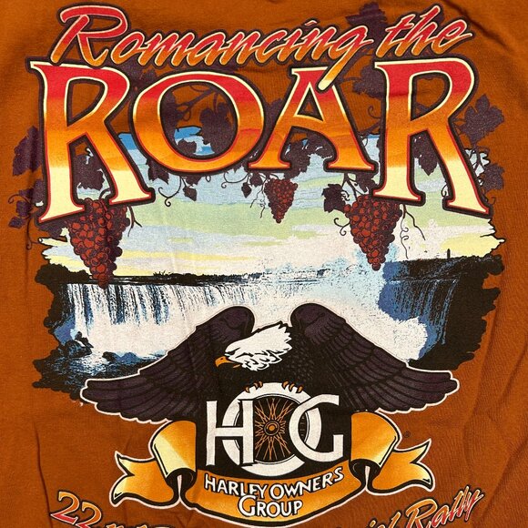 Harley Owners Group Niagra Rally 2010 T Shirt Sz L - Picture 1 of 9